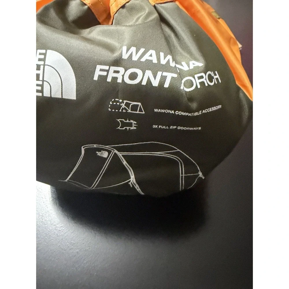 The North Face Wawona Front Porch Tent Vestibule – Orange/Tan/Green New